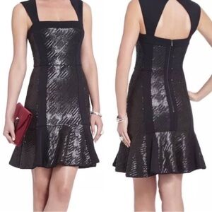 BCBGMAXAZRIA Noelle black sequin dress (Sz 2)